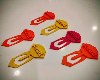 3D Gedrucktes Lesezeichen