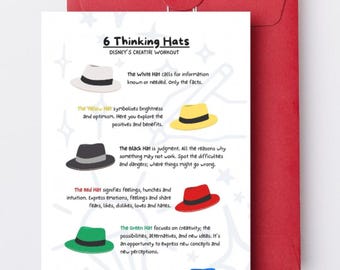 Creativity Workout - 6 Thinking Hats - Print It Out