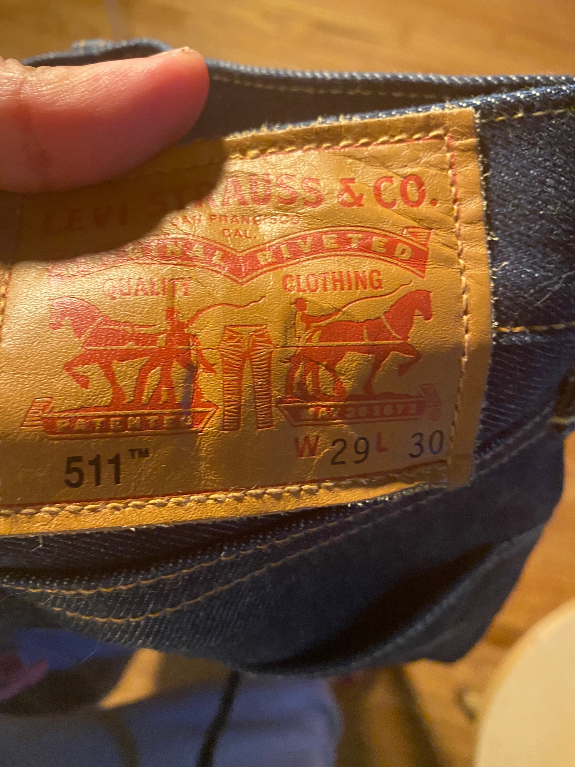 Levi's 511 cone denim outlet