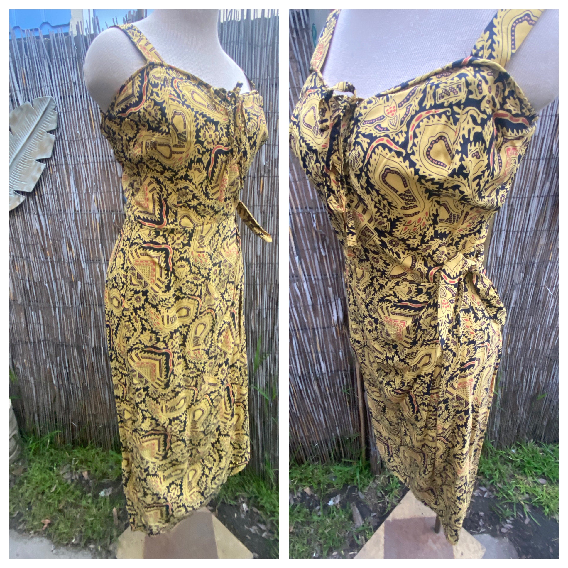 469.【訳あり】RUMBLE VR Dress Blue/Gum Diamond Halter Bias Midi Slip Bridesmaid Dress With