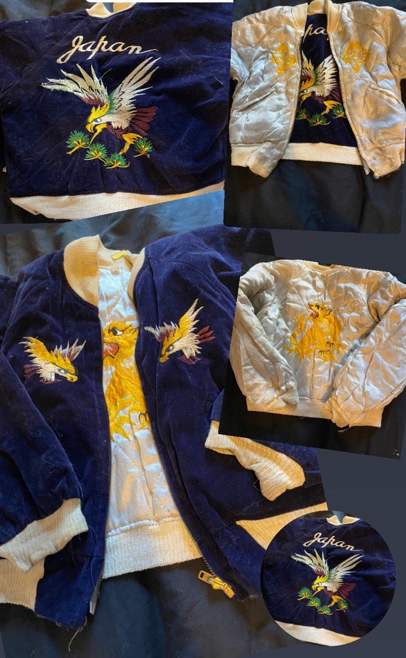 Sukajan Embroidery Souvenir Jacket Japanese Traditional 