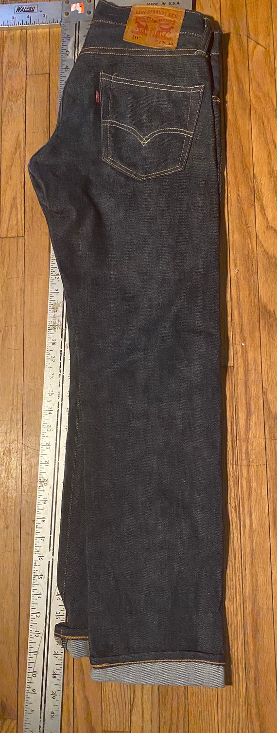 Levi's 511 white oak cone denim hotsell