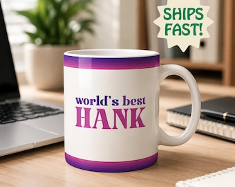 Taza personalizada con nombre, la mejor taza personalizada del mundo, regalo divertido para amantes del café, regalo de cumpleaños para él o ella, taza con nombre personalizado