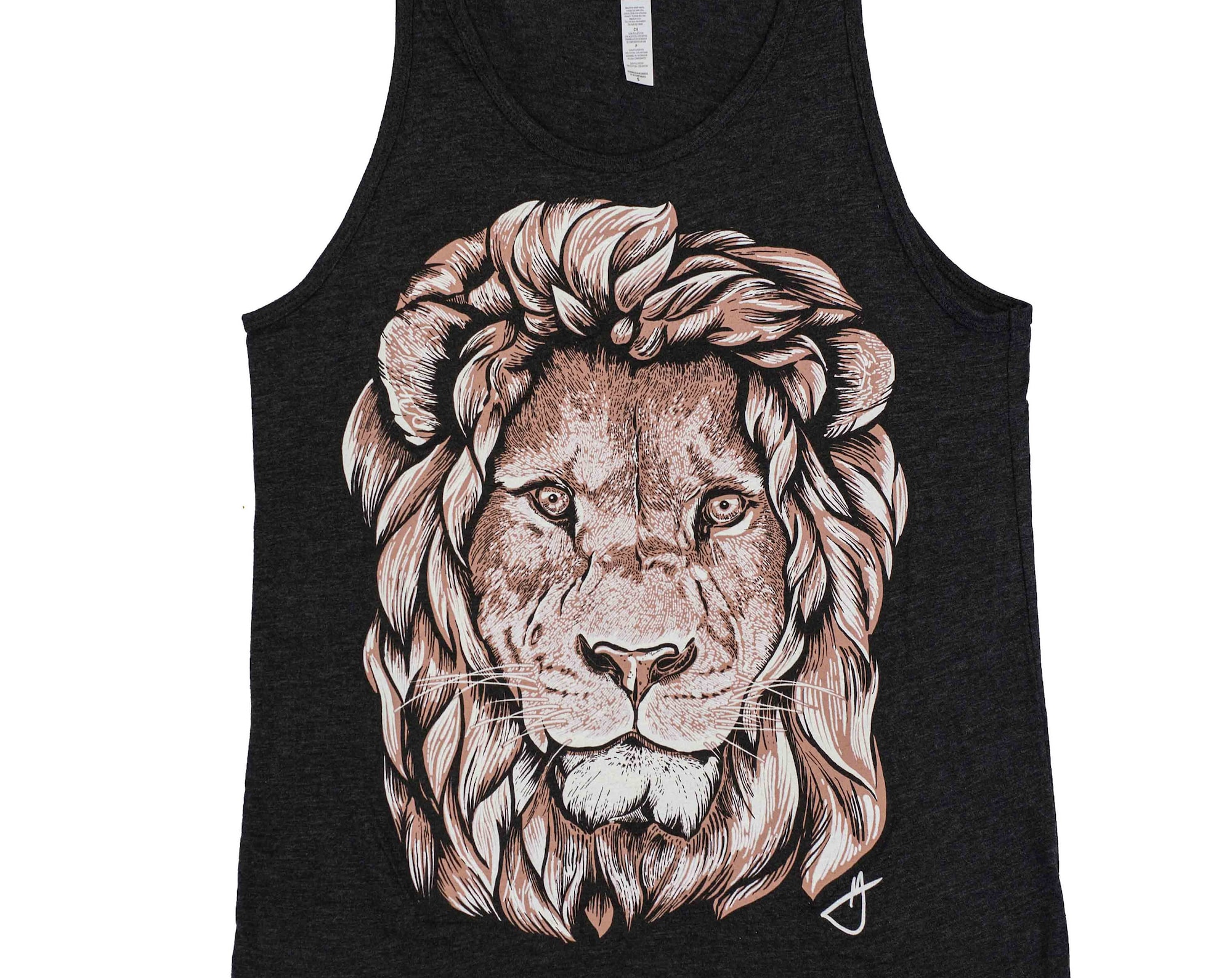 Lion vest cat lions shirt graphic vest tank top