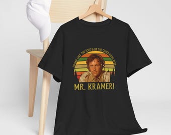 Camiseta de avión. Ted Striker parece tener el pie en la otra mano. Camiseta vintage del Sr. Kramer. Camiseta unisex con cita de películas de los 80.