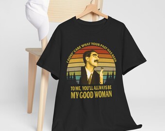 Camiseta "Una noche en la ópera", camiseta vintage de Groucho Marx "No me importa tu pasado", camiseta unisex con cita de películas