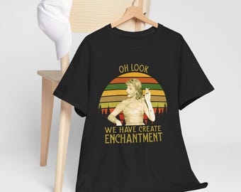 Camiseta "Un tranvía llamado deseo", camiseta vintage de Blanche DuBois "Oh, mira, hemos creado un encanto", camiseta unisex con cita de películas