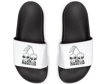 MODIFI3D | Kids White + Black Slide Sandals