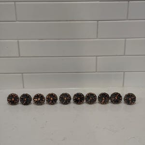 Vintage 1960’s French Provincial Cabinet Knobs/Drawer Pulls-lot of 10-READ