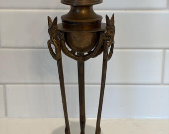 Egyptian Style Goat Headed Brass Incense Burner