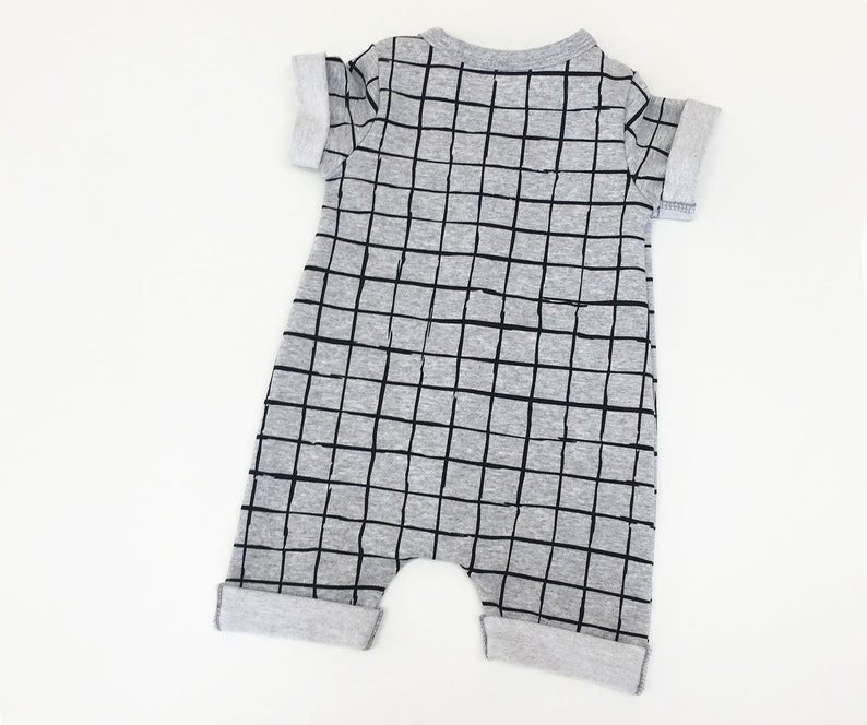 Baby Boy Outfit Gender Neutral Baby Baby Rolled Hem Romper 0-3 Months Baby Shortalls Baby Summer Clothes Newborn Baby Romper
