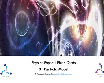 GCSE Revision Flash Cards - AQA Physics P1.3 Particle Model - Etsy
