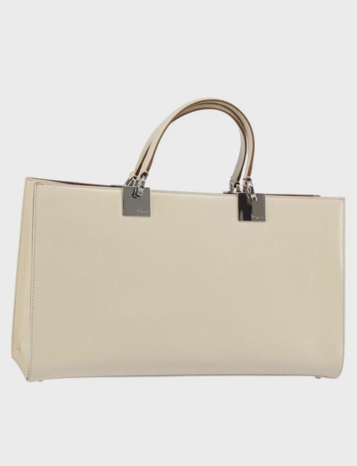 Salvatore Ferragamo トートバッグ ホワイト Salvatore Ferragamo 