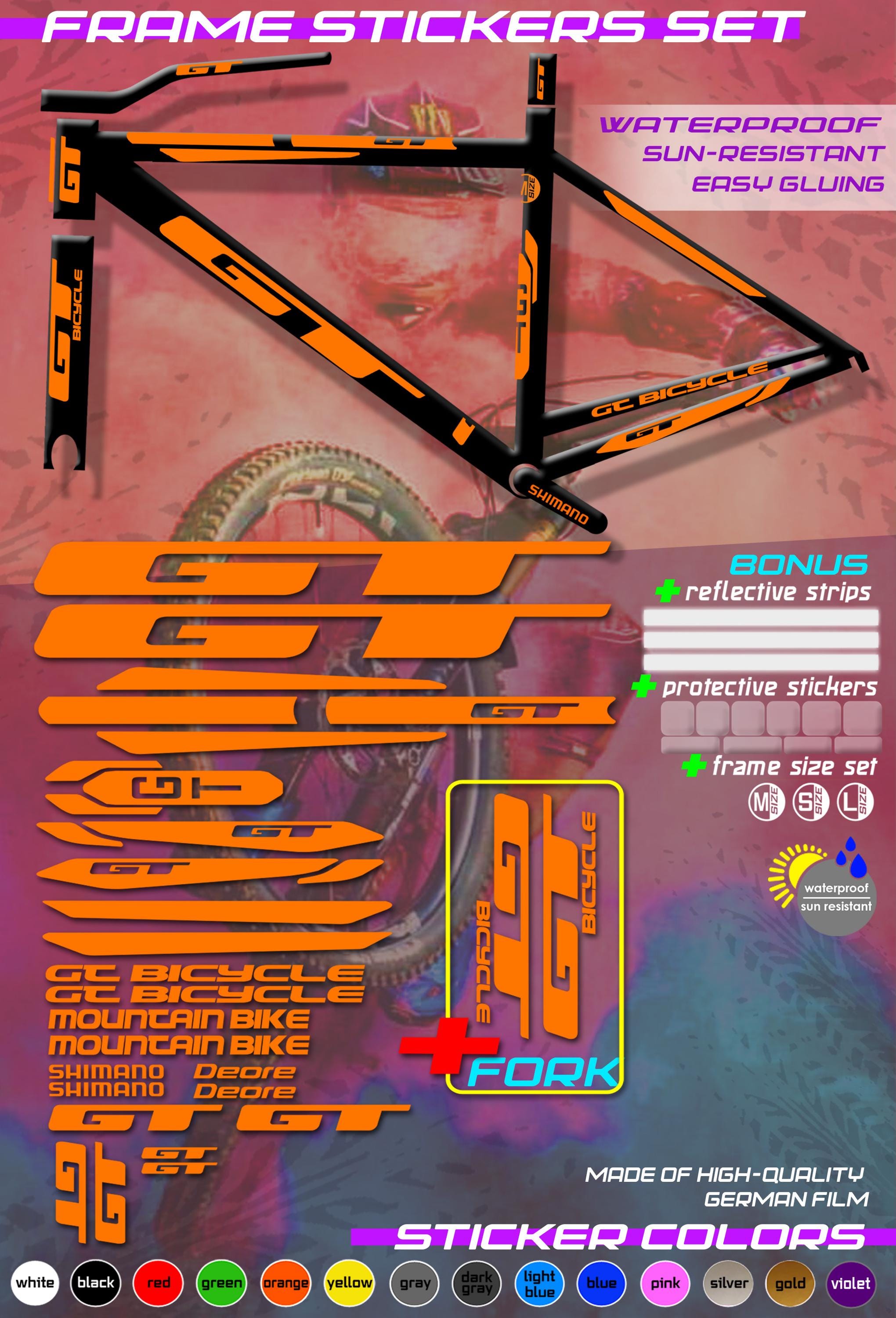 Gt bicycle decals - Etsy 日本