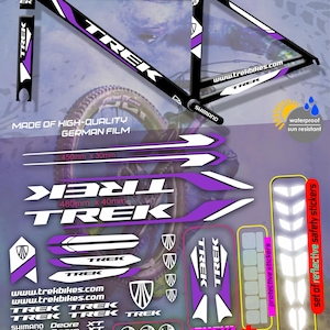 Trek Bicycle Decals - Etsy Trek Bicycle Decals - Etsy