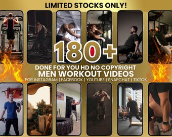 Vídeos de treino de personal trainer: mais de 180 vídeos HD para homens (download digital)