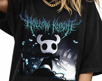 Hollow Knight T-Shirt, Vintage Gamer Streetwear Apparel, Indie Game Tee