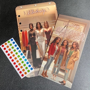 Shop your friends for an outfit // Flip card for rolling and scratching // Dashboard + Savings challenge for the clothing savings pot // Savings game