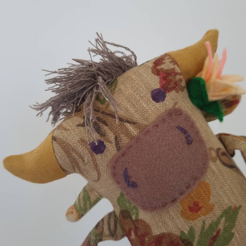 Ferdinand the Bull Plushie / Bull Plushie / Stuffed Animal / Etsy
