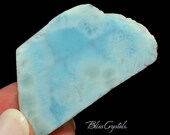 LARIMAR Slab 30 gm Bag Aqua Blue aka Dolphin Stone Pectolite LS37