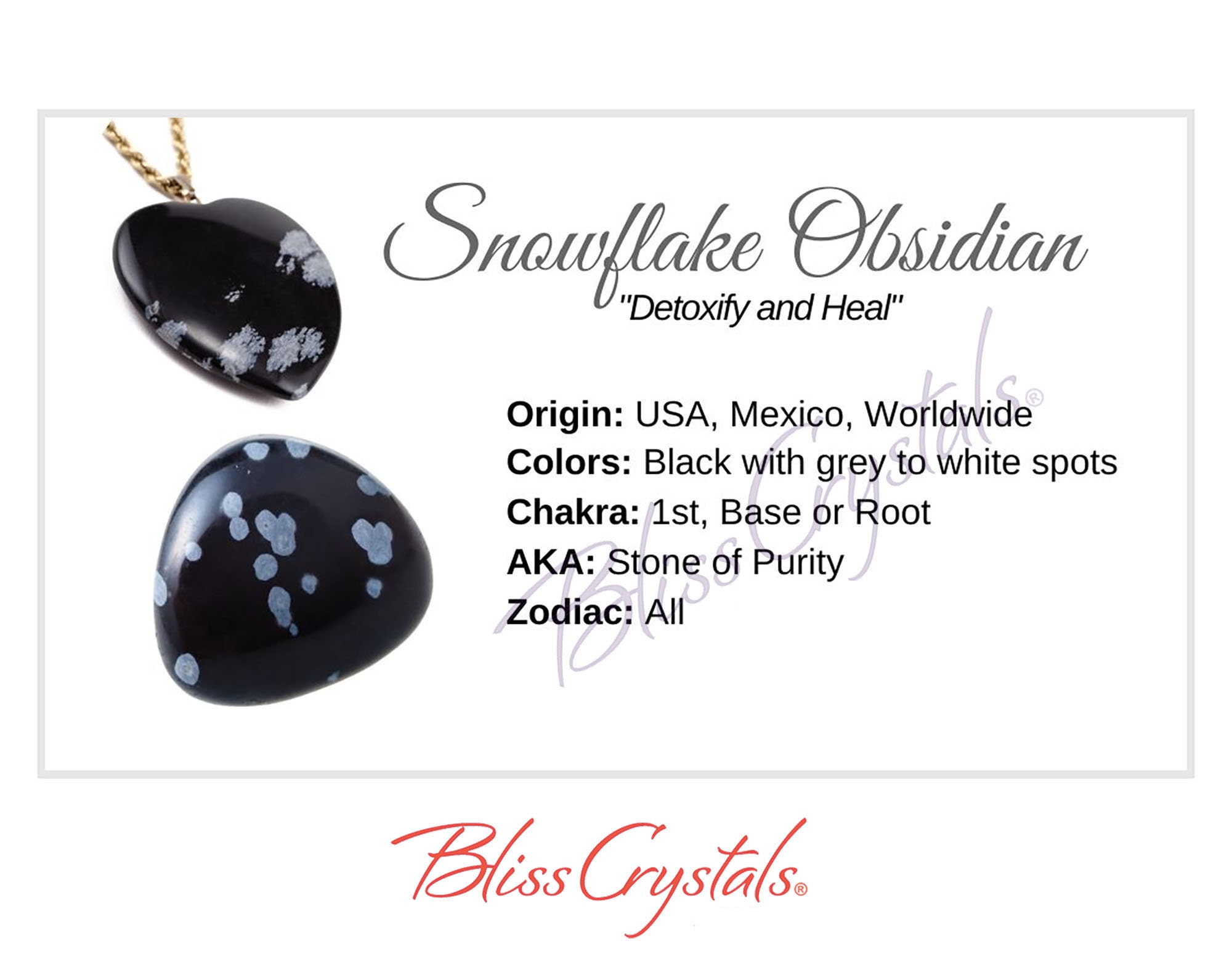 Snowflake obsidian meaning deals