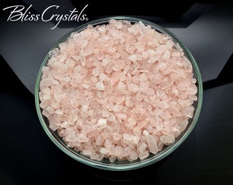 ROSE QUARTZ Crystal Mini Chips 28 gm Parcel #RQ90