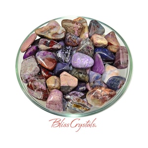 1 SUGILITE + Bustamite + Richterite Tumbled Stone Healing Crystal and Stone #ST43
