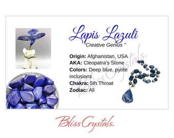Lapis Lazuli Card - Etsy