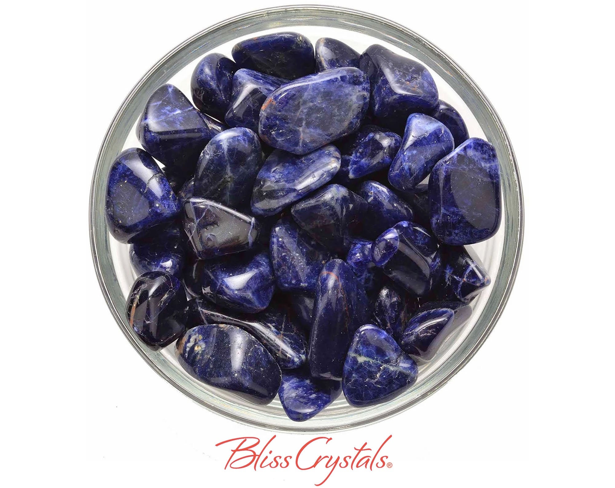 Beautiful Dark Blue SODALITE Tumbled Stones Intuition SD01