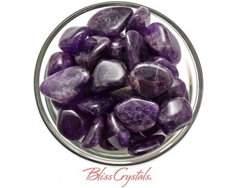 Amethyst Super Purple Tumbled Stone Crystal #AP55
