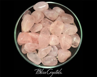 1 Large Gemmy ROSE QUARTZ Tumbled Stone Extra Quality Find True Love #RQ53