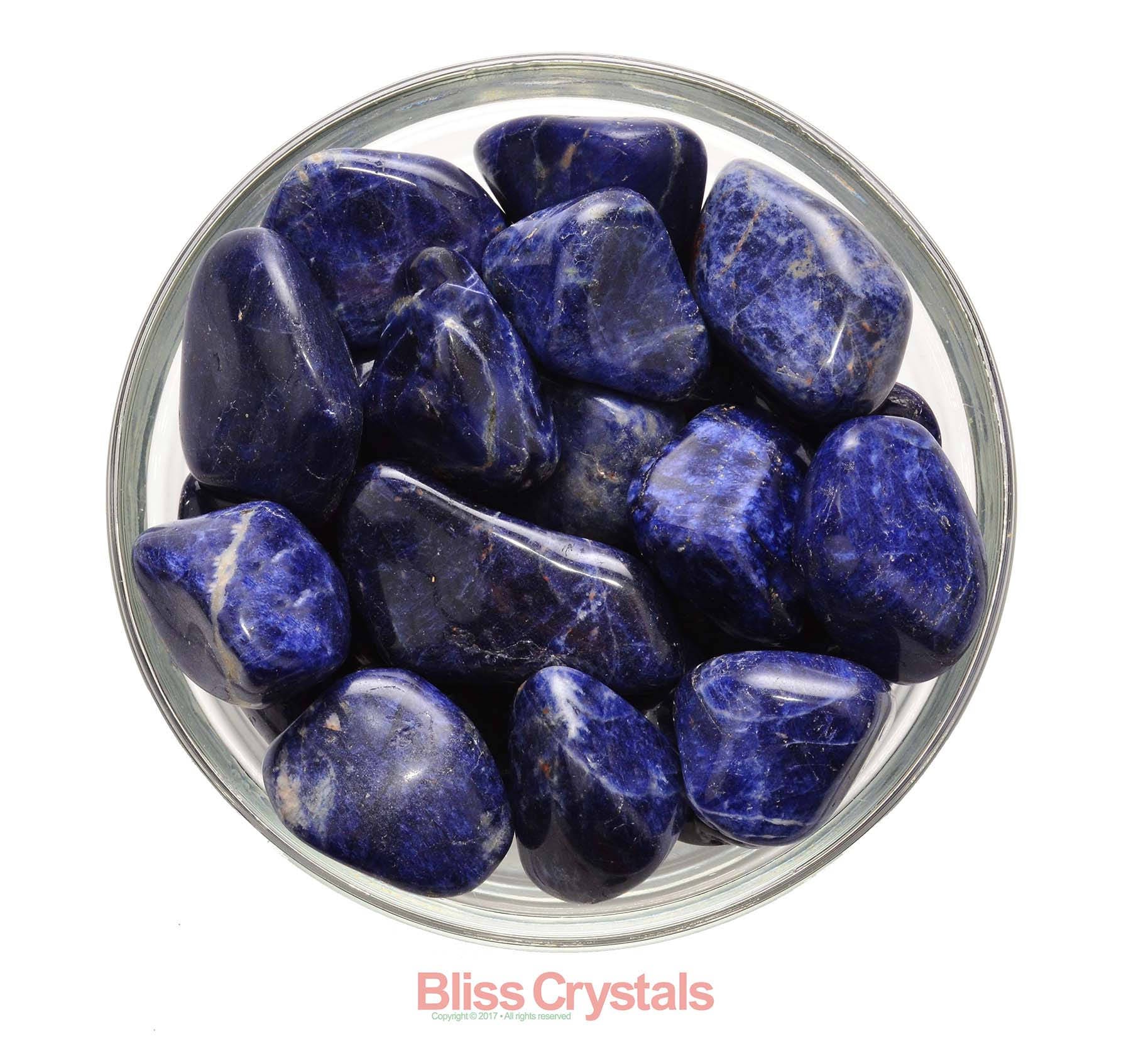 Beautiful Dark Blue SODALITE Tumbled Stones Intuition SD01 Etsy