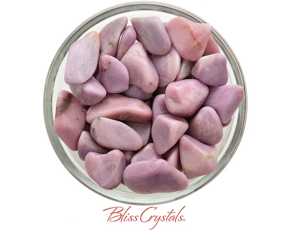 Thulite Pink And Grey Stone XL Pink Purple Pink THULITE Tumbled