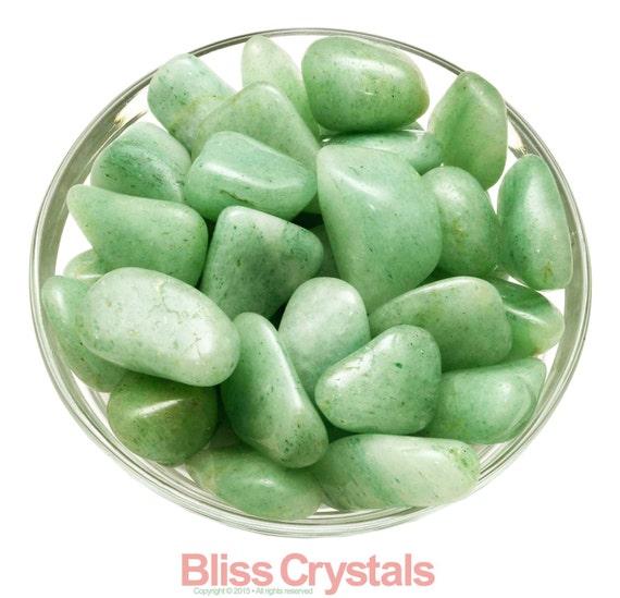 Light GREEN AVENTURINE Tumbled Stone Healing Crystal and Stone Etsy