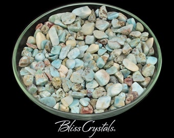 28 gm LARIMAR Mini Chip Stone aka Dolphin Stone Blue Pectolite #LM04