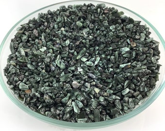 Seraphinite Chips "Mini" Stones 10 gm Parcel #SK2826