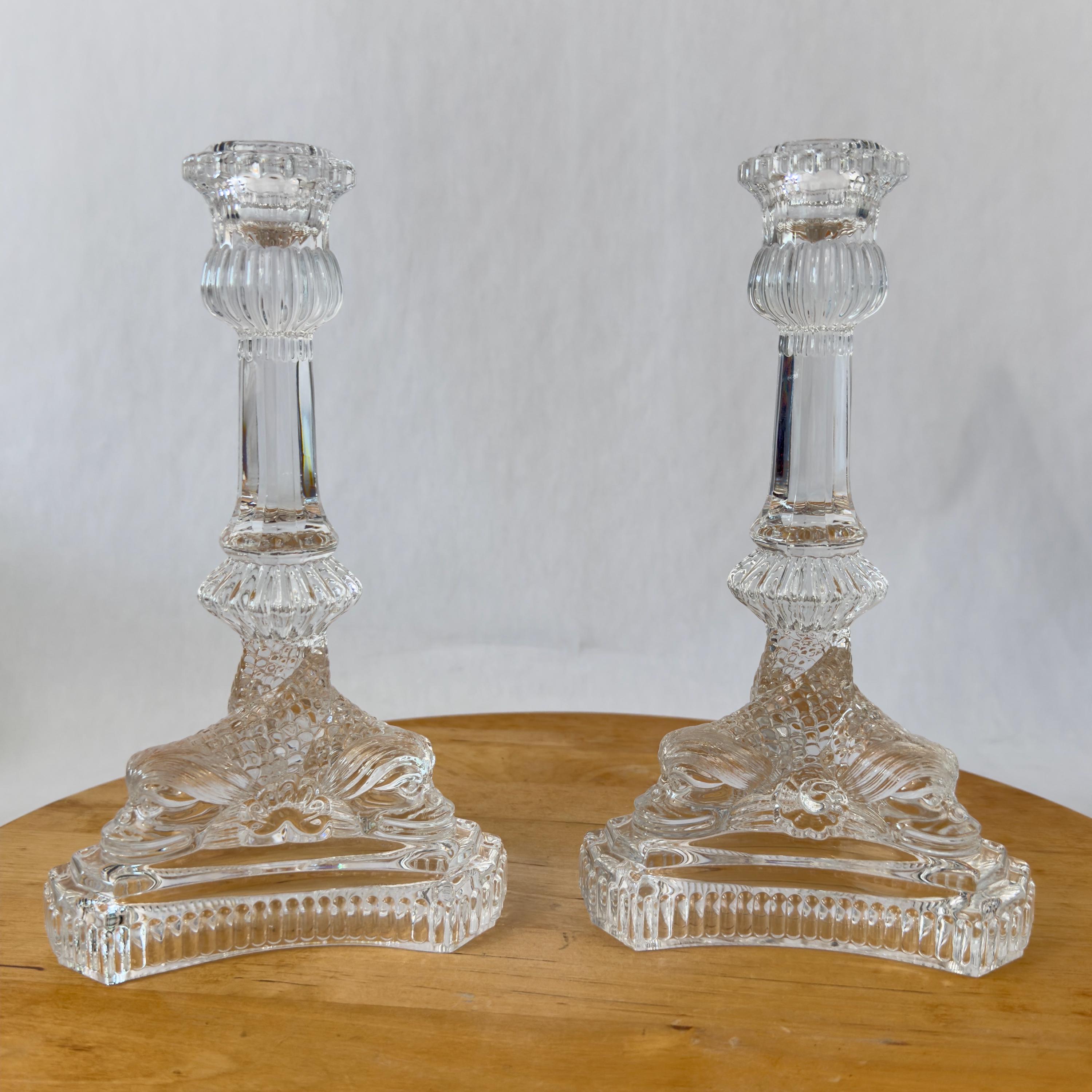 Tiffanys and Co Crystal Candle Holders - Etsy