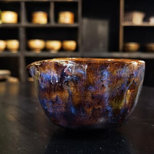 Cerámica wabi-sabi hecha a mano / Cerámica artística / Arte en arcilla / Regalo artesanal / Vajilla fina / Taza multifuncional