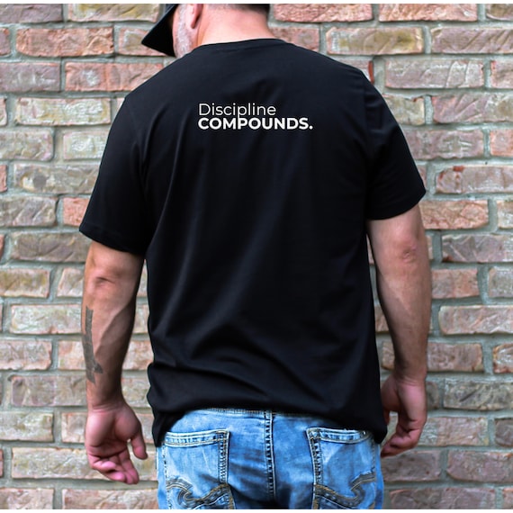 Discipline Compounds. T-Shirt | Blue Collar Work Tee | Tradesman Shirt | Minimal Workwear