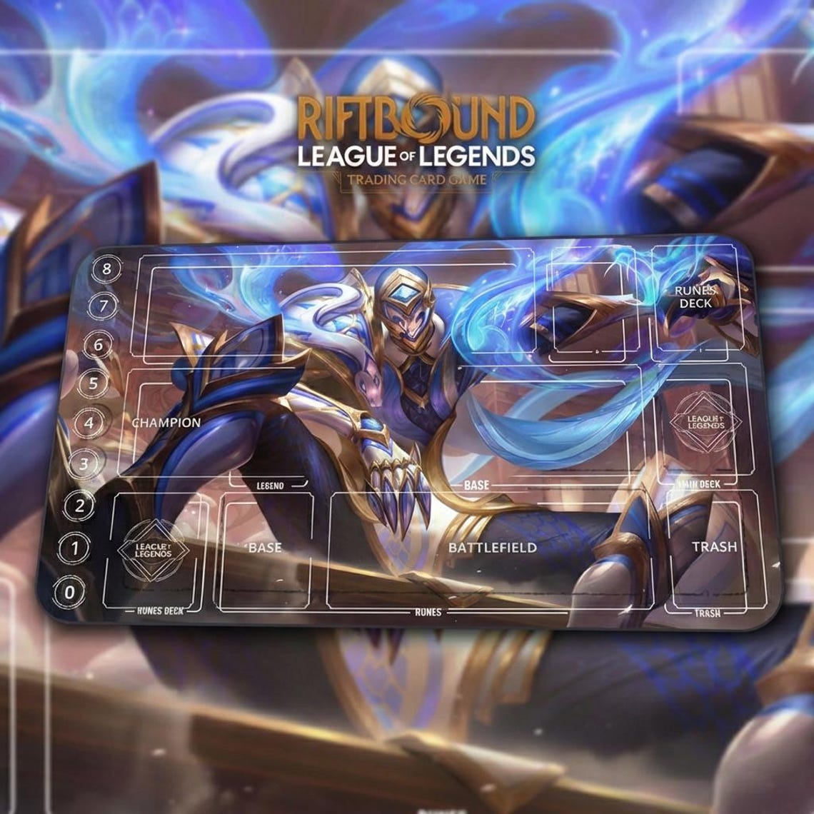 Jhin Riftbound Playmat | League of Legends 2XKO TCG Desk Mat 24
