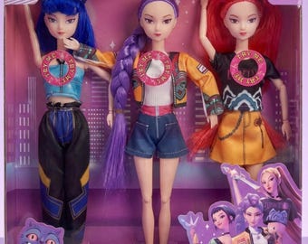 K-pop anime-poppen | Modefiguren krijgerprinses, set van 3