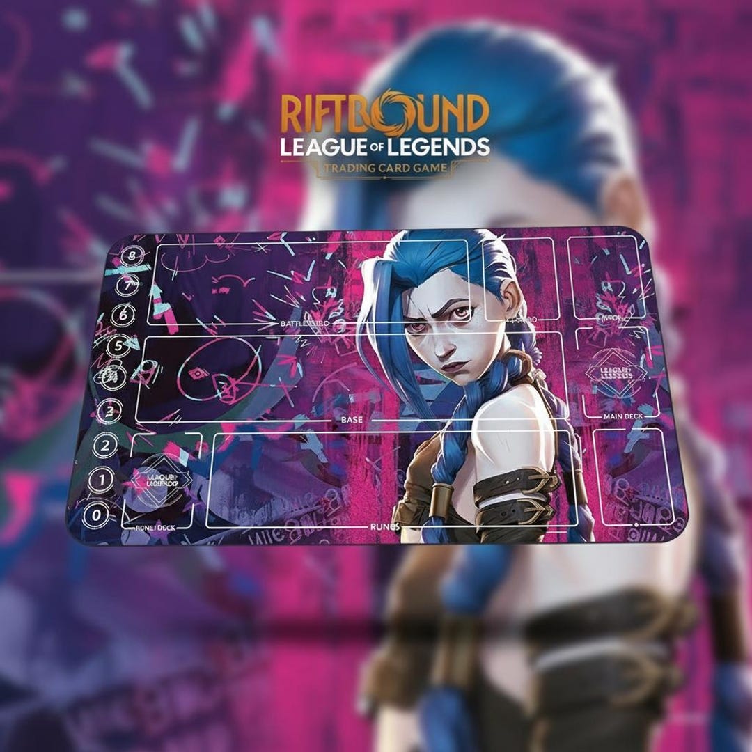 Jinx Riftbound Playmat | League of Legends TCG Desk Mat - Etsy