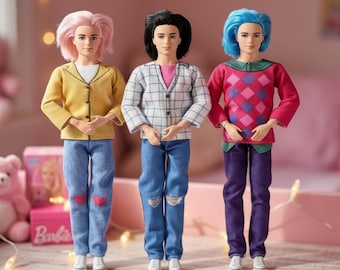 Saja Boys K-Pop Demon Hunter Actionfigurer - Hunters Samlarset - Anime Skurkdockor Gåva