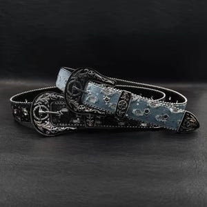Goth Cowboy Belt - Etsy display picture 3