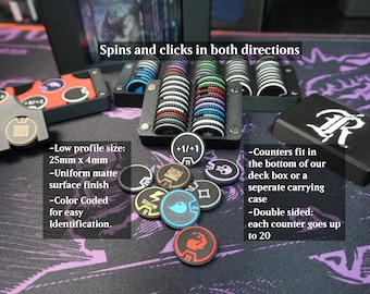 MTG Spinning Clicky Counter - Helpful Tool For Tracking in Magic the Gathering