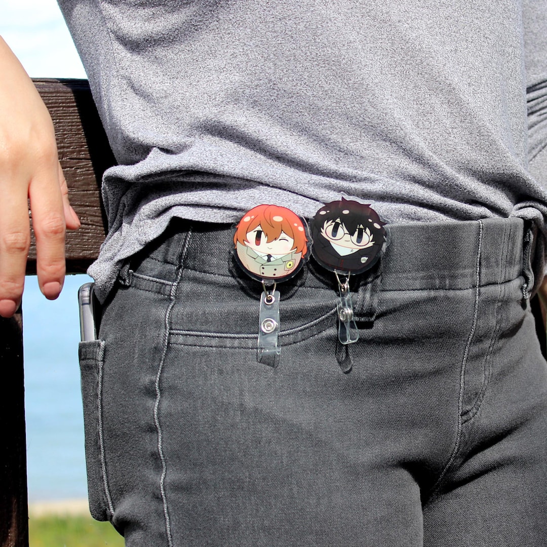 PERSONA 5 - Gorb and Jokorb Badge Reels - Etsy
