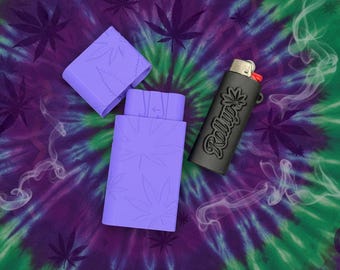The SlideVault | Pre Roll Travel Case | Holds 3 Standard 1.25 Cones | Pocket Storage Container