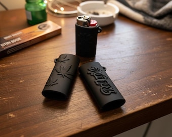 Bic Lighter Cover with Lanyard Loop | 3D Printed Lighter Sleeve | Pocket Lighter Holder | Rollup
