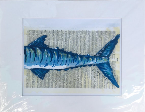 Wahoo Tail Print Etsy