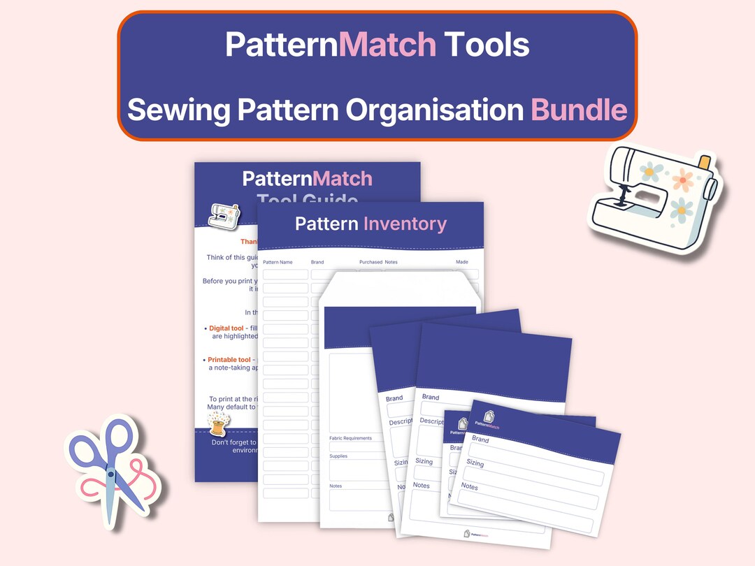 The Sewing Pattern Organisation Bundle - Etsy